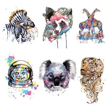 Iron on Transfer Watercolor Animals Patches for Clothing Thermo Transfers Stickers on Clothes for T-shirt DIY Vinyl Appliques G
Iron on Transfer Watercolor Animals Patches for Clothing Thermo Transfers Stickers on Clothes for T-shirt DIY Vinyl Appliques G