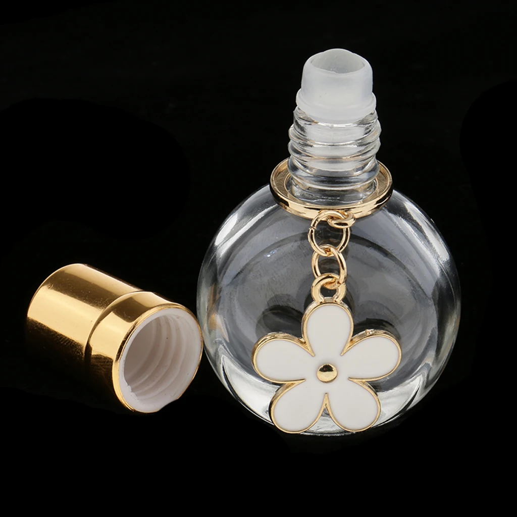 Refillable Glass Perfume Bottle, Empty Roller Bottle Dispenser for Home Decoration, Great Christmas Gifts, 50 ml Refillable Glass Perfume Bottle, Empty Roller Bottle Dispenser for Home Decoration, Great Christmas Gifts, 50 ml
