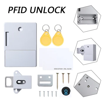 Electronic Intelligent RFID Door Lock Hidden Automatic Digital Keyless For Cabinet Drawer Door Lock Safety Protection
Electronic Intelligent RFID Door Lock Hidden Automatic Digital Keyless For Cabinet Drawer Door Lock Safety Protection