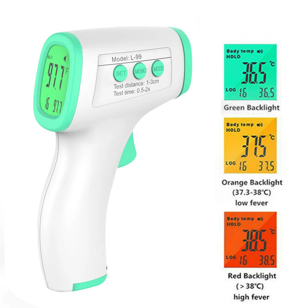 5pcs Portable Medical Thermometer Infrared Bady Pyrometer Non Contact Forehead Thermometer Fever Detect For Kids Adults
5pcs Portable Medical Thermometer Infrared Bady Pyrometer Non Contact Forehead Thermometer Fever Detect For Kids Adults