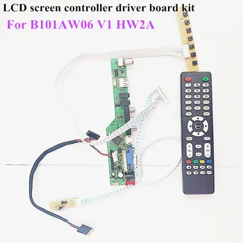For B101AW06 V1 HW2A LVDS 40-pin 10.1" 1024*600 laptop LCD screen WLED HDMI/VGA/AV/Audio/RF/USB TV56 controller driver board kit
For B101AW06 V1 HW2A LVDS 40-pin 10.1" 1024*600 laptop LCD screen WLED HDMI/VGA/AV/Audio/RF/USB TV56 controller driver board kit