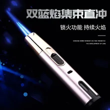 Creative 2 Nozzles Jet Flame Lighter Windproof Torch Lighter Spray Gun Gas Lighter Candle Lighter Smoking Accessories Men Gifts
Creative 2 Nozzles Jet Flame Lighter Windproof Torch Lighter Spray Gun Gas Lighter Candle Lighter Smoking Accessories Men Gifts