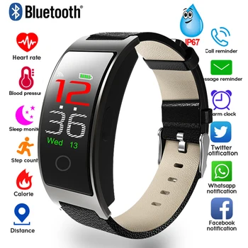 2020 New Version Smart Band Waterproof Body Temperature Heart Rate Monitor Blood Pressure Sport Bracelet Sleep Tracker Men women
2020 New Version Smart Band Waterproof Body Temperature Heart Rate Monitor Blood Pressure Sport Bracelet Sleep Tracker Men women