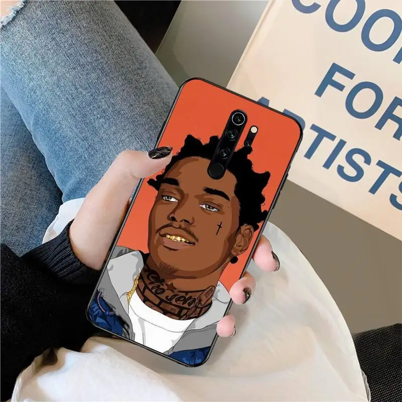 CUTEWANAN Kodak Black Rapper Coque Shell Phone Case for Redmi Note 8 8A 7 6 6A 5 5A 4 4X 4A Go Pro Plus Prime