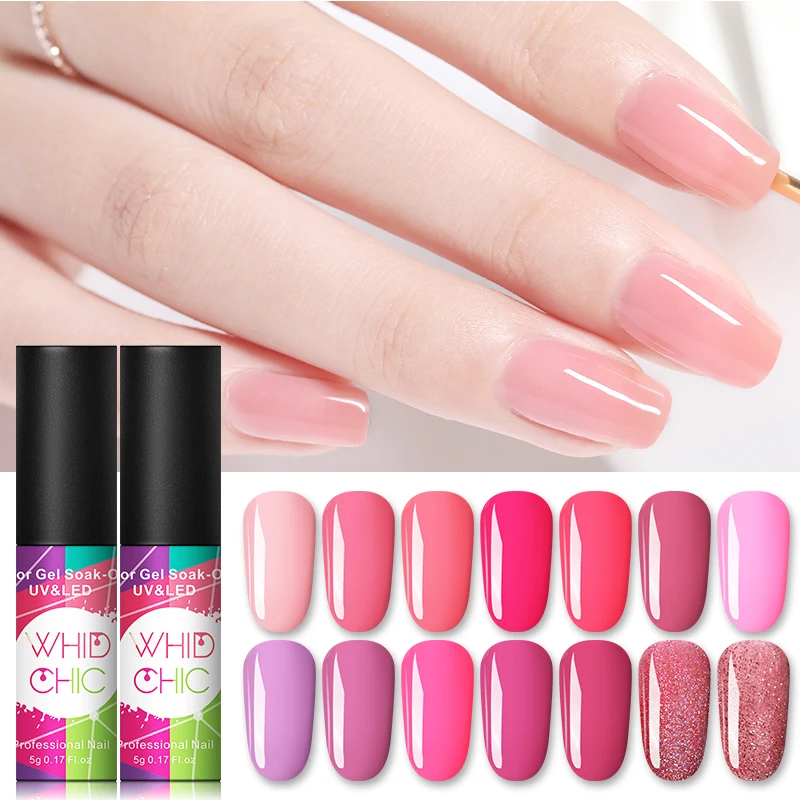 WHID CHIC Pink Series Gel Nail Polish 5ml Pure Nail Color Soak Off UV Gel Varnish Nail Art Gel Lacquer Manicure 14 Colors
WHID CHIC Pink Series Gel Nail Polish 5ml Pure Nail Color Soak Off UV Gel Varnish Nail Art Gel Lacquer Manicure 14 Colors