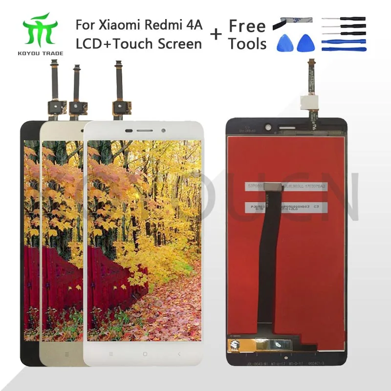 Spare Parts Touchscreen For Xiaomi Redmi 4A LCD Display Touch Screen digitizer assembly + Touch Screen Sensor For Redmi 4A
Spare Parts Touchscreen For Xiaomi Redmi 4A LCD Display Touch Screen digitizer assembly + Touch Screen Sensor For Redmi 4A