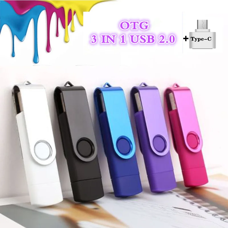 Usb Flash Drive Metal 3 In 1 OTG Type-C Pendrive Real Capacity 4GB 8G 16G 32GB Pen Drive 64GB 128GB Usb Stick Logo Free Shipping
Usb Flash Drive Metal 3 In 1 OTG Type-C Pendrive Real Capacity 4GB 8G 16G 32GB Pen Drive 64GB 128GB Usb Stick Logo Free Shipping