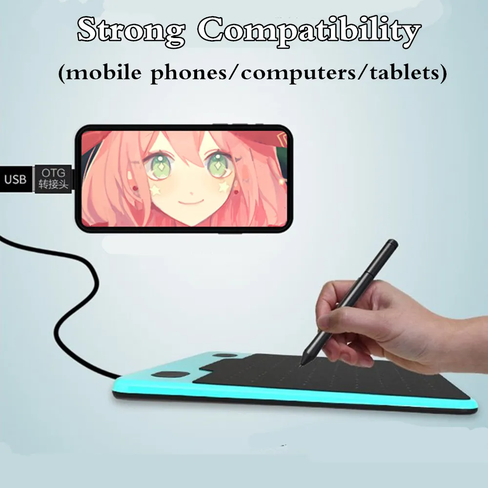 Newest 6 Inch Ultralight Signature Graphic Tablet 8192 Levels Digital Drawing Tablet Battery-Free Pen Compatible Android/Mac/Win
Newest 6 Inch Ultralight Signature Graphic Tablet 8192 Levels Digital Drawing Tablet Battery-Free Pen Compatible Android/Mac/Win