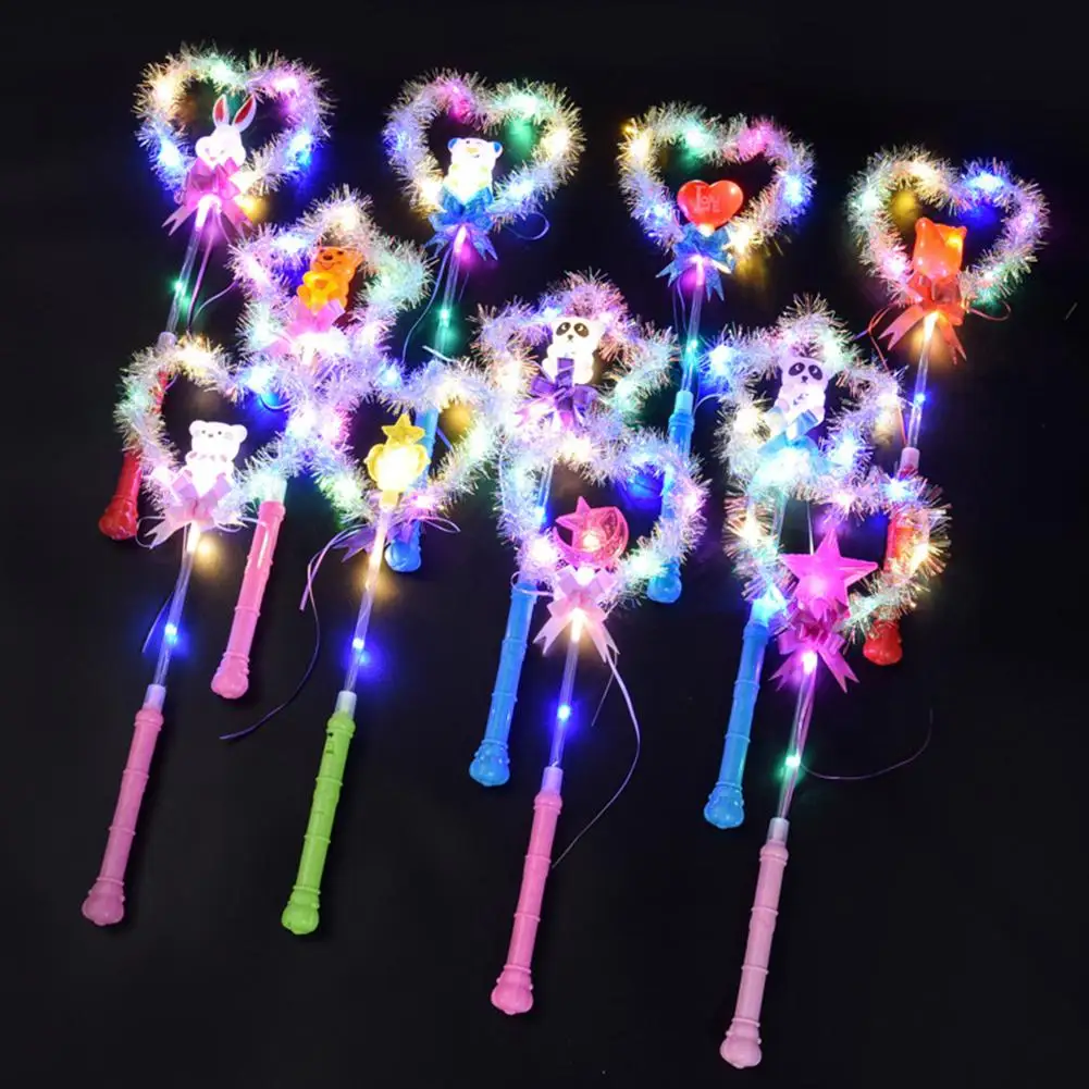 GloryStar LED Luminous Heart Star Shape Glow Stick Magic Wand Toy for Party
GloryStar LED Luminous Heart Star Shape Glow Stick Magic Wand Toy for Party