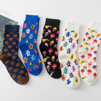 Cartoon Bears Ice Cream Women Socks Cute Cotton Warmth Middle Tube Socks Funny Fashion Socks
Cartoon Bears Ice Cream Women Socks Cute Cotton Warmth Middle Tube Socks Funny Fashion Socks