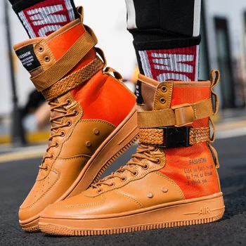 New High Top Platform Sneakers Men Belt Buckle Martin Boots Unisex Dad Chunky Sneakers Zapatillas Hombre Casual Tenis Masculino
New High Top Platform Sneakers Men Belt Buckle Martin Boots Unisex Dad Chunky Sneakers Zapatillas Hombre Casual Tenis Masculino