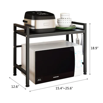 39-65)x32x48 Adjustable Multi-functional Double Kitchen Storage Holders Stainless Steel Microwave Oven Shelf Rack Standing Type
39-65)x32x48 Adjustable Multi-functional Double Kitchen Storage Holders Stainless Steel Microwave Oven Shelf Rack Standing Type