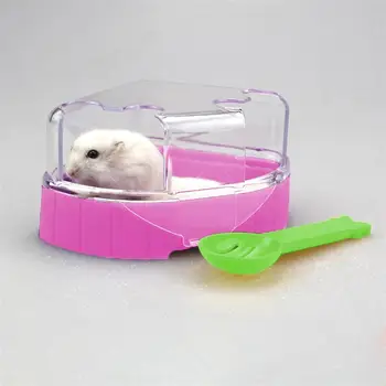 1pc Small Animal Toilet Bathroom Bathtub Plastic Hamster Bathroom Double Door Triangle Lovers Bath Cage For Small Pet Hamster 
1pc Small Animal Toilet Bathroom Bathtub Plastic Hamster Bathroom Double Door Triangle Lovers Bath Cage For Small Pet Hamster