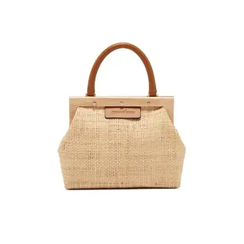 Super Summer Niche Designer Models Korean Version Of The Wooden Clip Shell Portable Grass Bag Female
Super Summer Niche Designer Models Korean Version Of The Wooden Clip Shell Portable Grass Bag Female