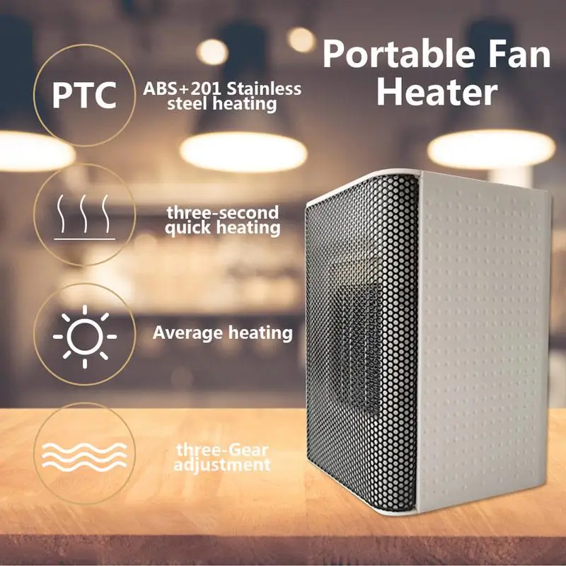 500W Fast Heating Adjustable Electric Heater EU Plug Quite Mini Portable Personal Space Winter Warmer Fan For Home Office Car
500W Fast Heating Adjustable Electric Heater EU Plug Quite Mini Portable Personal Space Winter Warmer Fan For Home Office Car