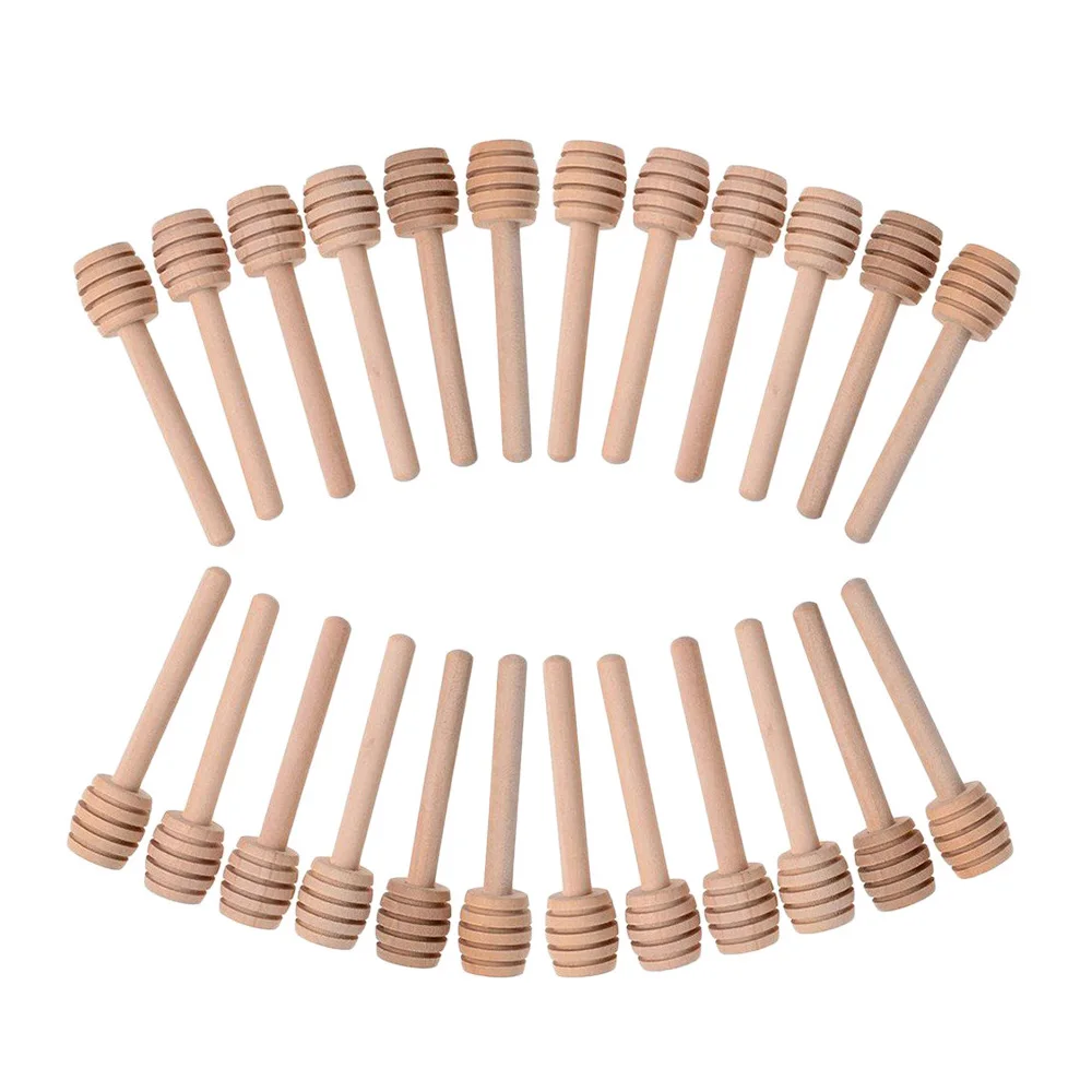30PCS 3 Sizes Mini Wooden Honey Wood Spoon Stir Bar For Jar Supplies Long Handle Round Head Mixing Stick Dipper Dessert Tools
30PCS 3 Sizes Mini Wooden Honey Wood Spoon Stir Bar For Jar Supplies Long Handle Round Head Mixing Stick Dipper Dessert Tools