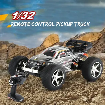 2.4G 1/32 Remote Control Pickup High Speed Car Big Foot Vehicle Monster Truck Off Road Car Remote Control Trucks Hot!
2.4G 1/32 Remote Control Pickup High Speed Car Big Foot Vehicle Monster Truck Off Road Car Remote Control Trucks Hot!