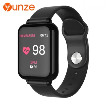 YUNZE B57 smart watch 2020 music control information push rate watches blood pressure Smartwatch Android IOS
YUNZE B57 smart watch 2020 music control information push rate watches blood pressure Smartwatch Android IOS
