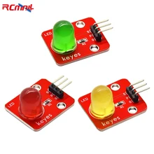 10Pcs Keyes Electronic Building Blocks 10mm Digital Signal Green/Red/Yellow LED Module for Arduino
10Pcs Keyes Electronic Building Blocks 10mm Digital Signal Green/Red/Yellow LED Module for Arduino