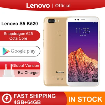 Global Version Lenovo S5 K520 4GB RAM 64GB Snapdragon 625 Octa core Smartphone Dual Rear 13MP Front 16MP Face ID 4K Cellphone
Global Version Lenovo S5 K520 4GB RAM 64GB Snapdragon 625 Octa core Smartphone Dual Rear 13MP Front 16MP Face ID 4K Cellphone