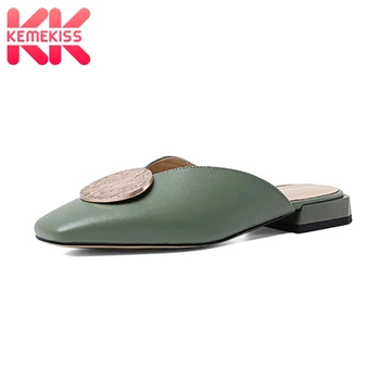 KemeKiss New Fashion Women Summer Shoes Genuine Leather Metal Decoration Flat Heel Sandals Holiday Shoes Woman Size 33-40
KemeKiss New Fashion Women Summer Shoes Genuine Leather Metal Decoration Flat Heel Sandals Holiday Shoes Woman Size 33-40