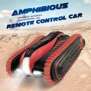 Land Water Car 4WD Tracked Off-Road Cars 360 Rotate Remote Control Amphibious Vehicle for Kids Gift Toys Remote control Boat
Land Water Car 4WD Tracked Off-Road Cars 360 Rotate Remote Control Amphibious Vehicle for Kids Gift Toys Remote control Boat