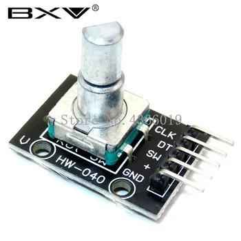360 Degrees Rotary Encoder Module For Arduino Brick Sensor Switch Development Board KY-040 With Pins
360 Degrees Rotary Encoder Module For Arduino Brick Sensor Switch Development Board KY-040 With Pins