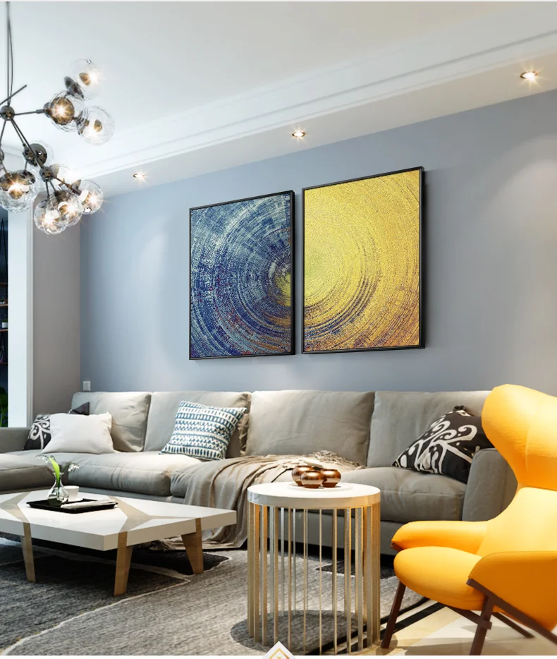 Abstract Blue And Yellow Circles Pattern Canvas Painting Modern Posters And Prints Wall Art Pictures For Living Room Home Decor
Abstract Blue And Yellow Circles Pattern Canvas Painting Modern Posters And Prints Wall Art Pictures For Living Room Home Decor