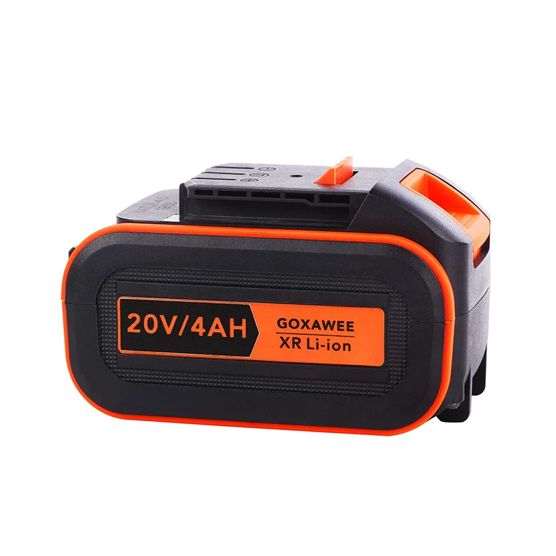 GOXAWEE-전기 렌치 배터리 21V 4000mAh 20V 무선 렌치용 리튬 이온 고속 충전 앱스트