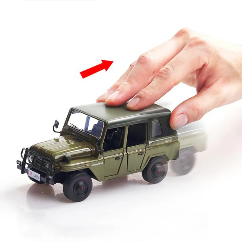 1:32 Classic Simulation Military Vehicle Off-Road Vehicle Model Ornaments Alloy Car Music Sound And Light Children's Toys
1:32 Classic Simulation Military Vehicle Off-Road Vehicle Model Ornaments Alloy Car Music Sound And Light Children's Toys