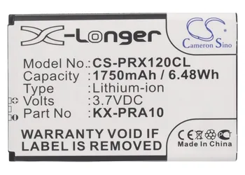 Cameron Sino Battery for Panasonic KX-PRX110 KX-PRX110GW KX-PRX120 KX-PRX120GW KX-PRX150 Replacement KX-PRA10 1750mAh
Cameron Sino Battery for Panasonic KX-PRX110 KX-PRX110GW KX-PRX120 KX-PRX120GW KX-PRX150 Replacement KX-PRA10 1750mAh
