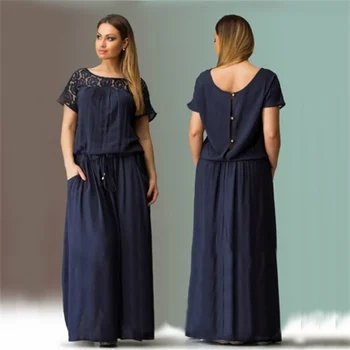 Women O-neck Evening Elegant Dress L-6XL Women Spring&Summer Party Lace Long Maxi Dress Party Dress Vintage Vestidos
Women O-neck Evening Elegant Dress L-6XL Women Spring&Summer Party Lace Long Maxi Dress Party Dress Vintage Vestidos