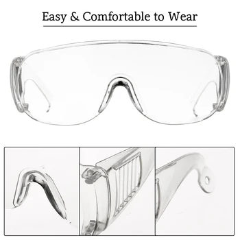 Safety Glasses Anti-shock Eye Protection Safety Goggles Anti-splash Anti-UV Windproof Riding Protective Glasses Working Eyewear
Safety Glasses Anti-shock Eye Protection Safety Goggles Anti-splash Anti-UV Windproof Riding Protective Glasses Working Eyewear
