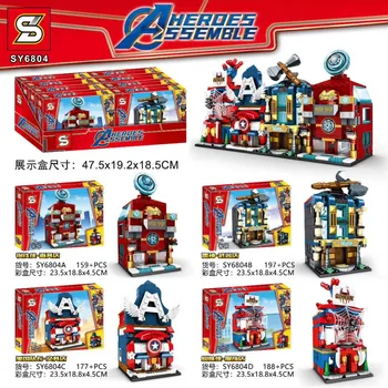 2020 new heros icon man batman Spiderman Street View Building Blocks Model Compatible All brands Bricks Toys for Children
2020 new heros icon man batman Spiderman Street View Building Blocks Model Compatible All brands Bricks Toys for Children