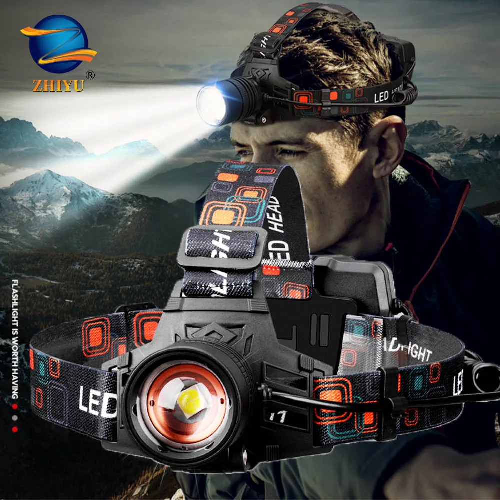 ZHIYU XHP50 Rechargeable LED Headlamp Powerful Head Lamp for Caming Fishing with Head Torch LED Flashlight By 3*18650 Battery
ZHIYU XHP50 Rechargeable LED Headlamp Powerful Head Lamp for Caming Fishing with Head Torch LED Flashlight By 3*18650 Battery