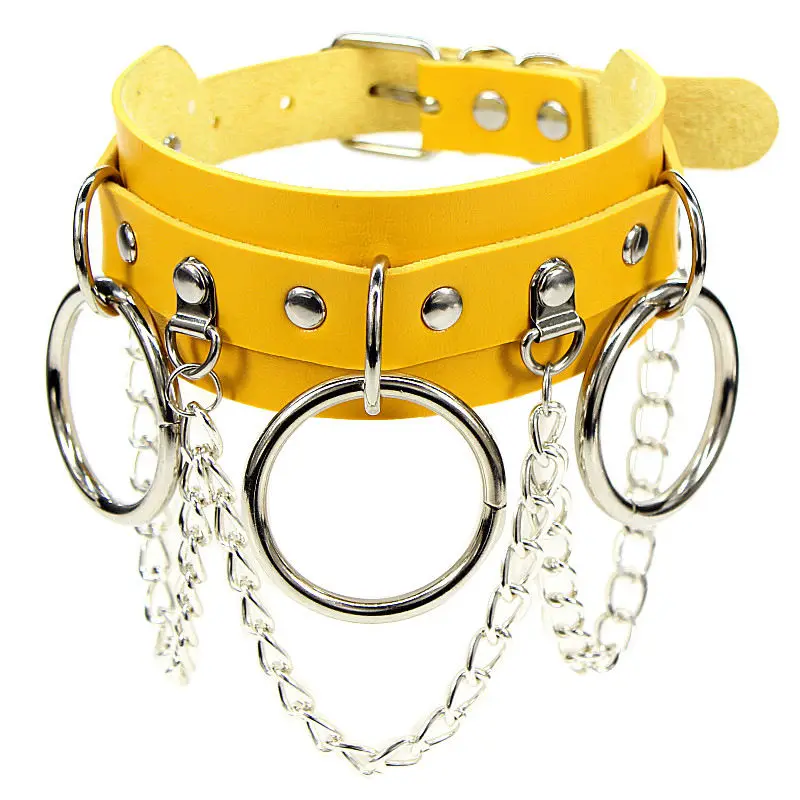 Edelstahl PU Leder Halsband Anhänger für Frauen Goth Punk Kette Sexy Choker Halsketten Geschenk Bondage 14 Edelstahl PU Leder Halsband Anhänger für Frauen Goth Punk Kette Sexy Choker Halsketten Geschenk Bondage 3