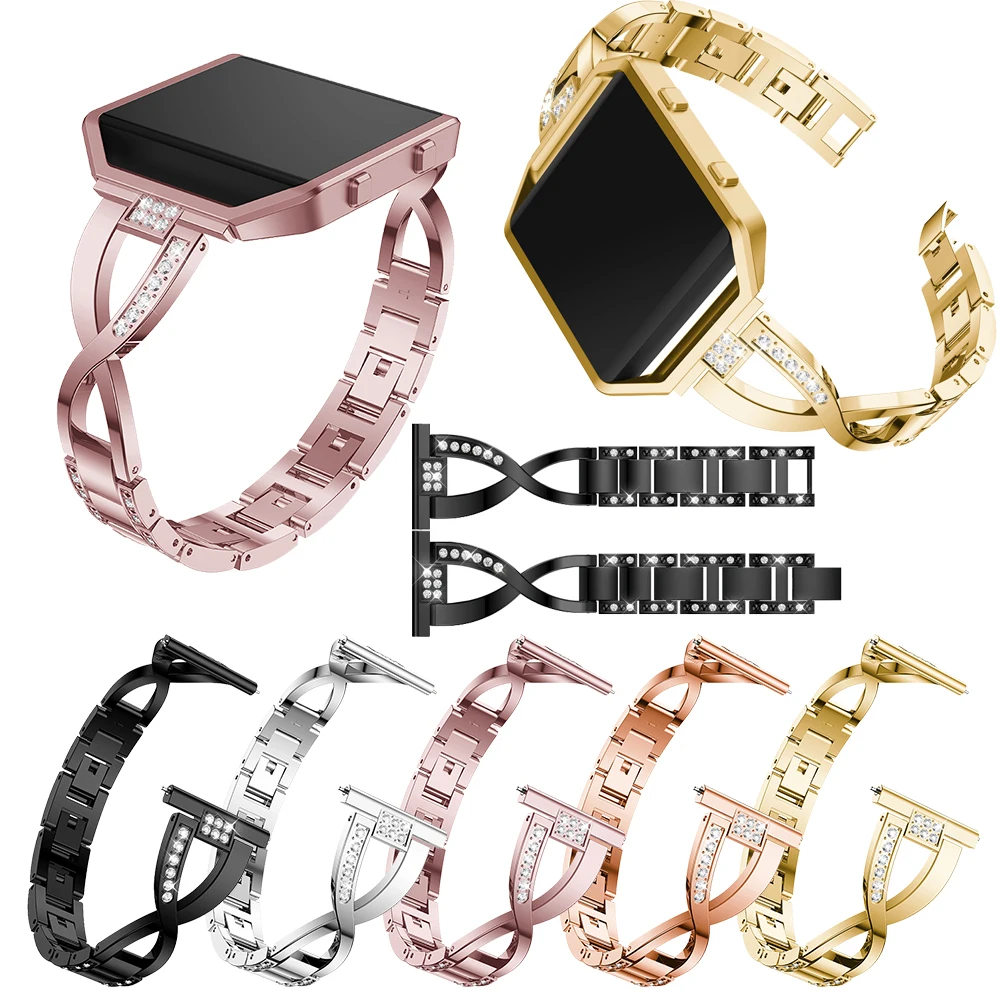 for Fitbit Blaze fashion X-shape Diamond Alloy contain table frames for Fitbit Blaze watch frontier/Classic Replacement Bracelet
for Fitbit Blaze fashion X-shape Diamond Alloy contain table frames for Fitbit Blaze watch frontier/Classic Replacement Bracelet