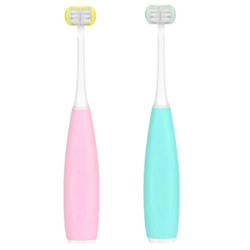 Children's Electric Toothbrush, 3 Sides All Inclusive 5 Modes 2 USB Rechargeable Portable Electric Toothbrush
Children's Electric Toothbrush, 3 Sides All Inclusive 5 Modes 2 USB Rechargeable Portable Electric Toothbrush