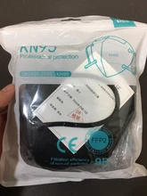 Mascarilla ffp2ce kn95 de 5 capas para adultos, máscara facial protectora, kn95, FFP2, certificada, 5-100 Uds.