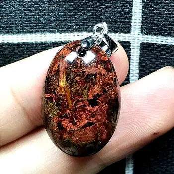Top Natural Red Pietersite Pendant Jewelry For Woman Man Crystal 24x16x8mm Beads Silver Namibia Strong Fire Energy Stone AAAAA
Top Natural Red Pietersite Pendant Jewelry For Woman Man Crystal 24x16x8mm Beads Silver Namibia Strong Fire Energy Stone AAAAA