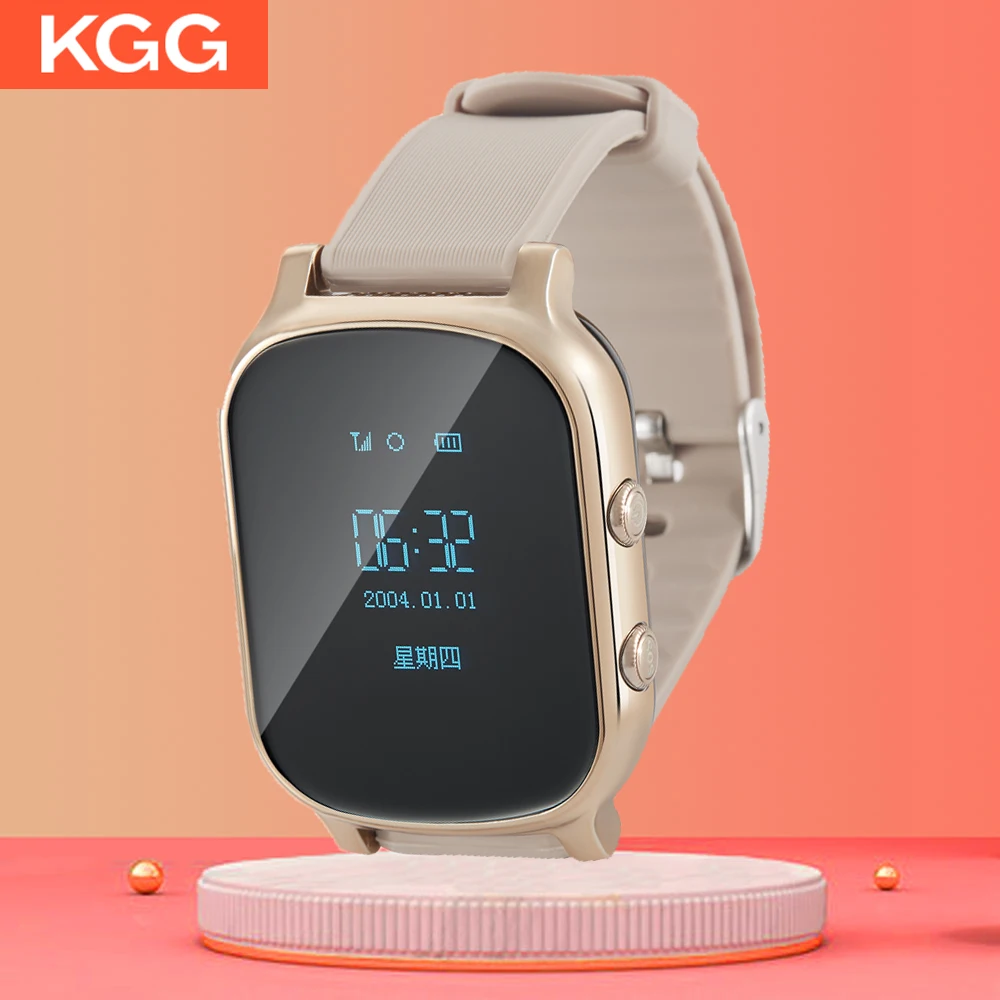 Детские Смарт-часы KGG T58 с GPS трекер SOS Wi-Fi телефон защитой от потери | Электроника