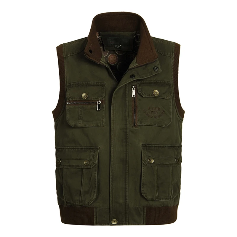 Cargo Vest Jacket Sleeveless Men Vest Male Many Pocket Waistcoat Photographer Autumn Unloading Tactical Multi Pocket Vest XL-6XL
Cargo Vest Jacket Sleeveless Men Vest Male Many Pocket Waistcoat Photographer Autumn Unloading Tactical Multi Pocket Vest XL-6XL