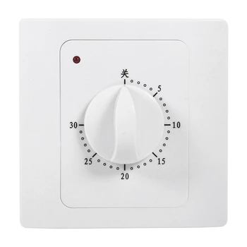 Ac 220V 10A 30Min Countdown Timer Switch Electric Digital Time Plug Control Switch Timer Socket Knob Style Mechanical 
Ac 220V 10A 30Min Countdown Timer Switch Electric Digital Time Plug Control Switch Timer Socket Knob Style Mechanical
