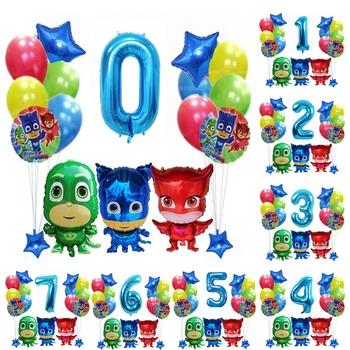 Hot Original Pj Masks Birthday Party Room Decoration Pj Mask Juguete Cartoon Anmie Figures Balloons Kids Toys for Children
Hot Original Pj Masks Birthday Party Room Decoration Pj Mask Juguete Cartoon Anmie Figures Balloons Kids Toys for Children