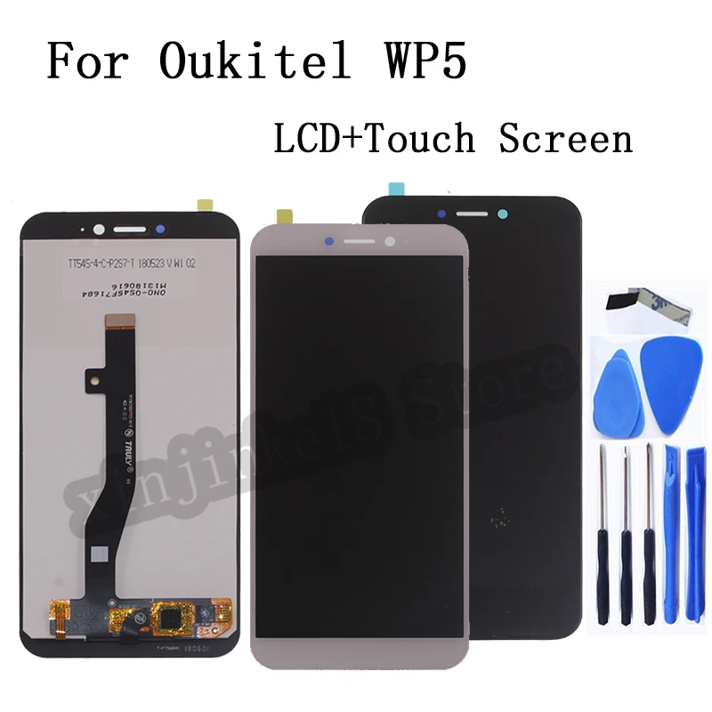 Original For OUKITEL WP5 LCD Display Touch Screen Digitizer Assembly For oukitel WP5 replacement Screen lcd display 100% Tested
Original For OUKITEL WP5 LCD Display Touch Screen Digitizer Assembly For oukitel WP5 replacement Screen lcd display 100% Tested