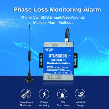 3/single phase Loss Monitoring Alarm Power Voltage Temperature Humidity Monitor Inquiry by SMS Power Failure Alarm RTU5029S
3/single phase Loss Monitoring Alarm Power Voltage Temperature Humidity Monitor Inquiry by SMS Power Failure Alarm RTU5029S