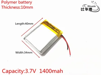 Good Qulity Liter energy battery 3.7V,1400mAH 103440 Polymer lithium ion / Li-ion battery for tablet pc BANK,GPS,mp3,mp4
Good Qulity Liter energy battery 3.7V,1400mAH 103440 Polymer lithium ion / Li-ion battery for tablet pc BANK,GPS,mp3,mp4