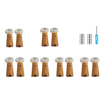 LED Christmas Copper Light String Button Wine Bottle Stopper Lantern 2M 20 Lamp Silver Thread Color
LED Christmas Copper Light String Button Wine Bottle Stopper Lantern 2M 20 Lamp Silver Thread Color