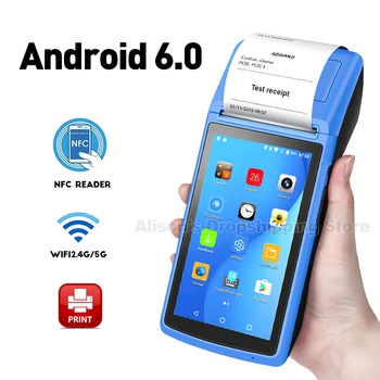 GZPDA08 4G Android 6.0 Handheld POS PDA Terminal With Bluetooth Thermal Receipt Bill Printer 58mm WIfi Mobile POS Devices
GZPDA08 4G Android 6.0 Handheld POS PDA Terminal With Bluetooth Thermal Receipt Bill Printer 58mm WIfi Mobile POS Devices
