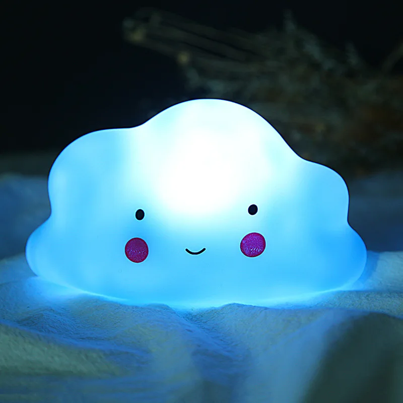 Environmental Protection Baby Lovely Cartoon Flaky Clouds Colorful Small Night-light Baby Led Nurse Bedside Lamp
Environmental Protection Baby Lovely Cartoon Flaky Clouds Colorful Small Night-light Baby Led Nurse Bedside Lamp